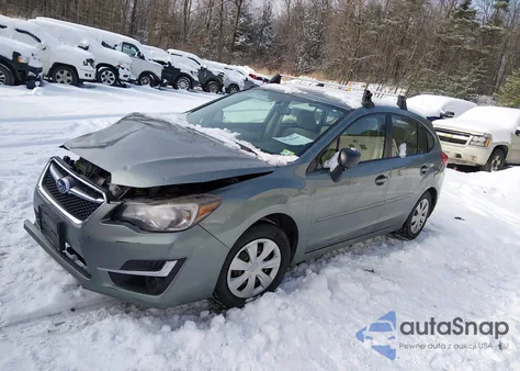 2016 Subaru Impreza 2.0I from USA, damaged, VIN JF1GPAA66GH246698